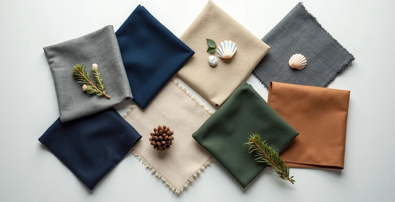 Harmonische Farbkombinationen für verschiedene deutsche Regionen und Hauttypen