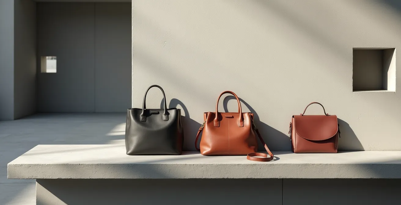 Verschiedene Taschenformen für unterschiedliche Alltagssituationen in Deutschland